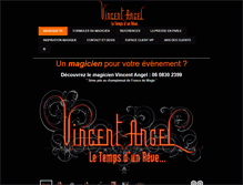 Tablet Screenshot of magicien.fr